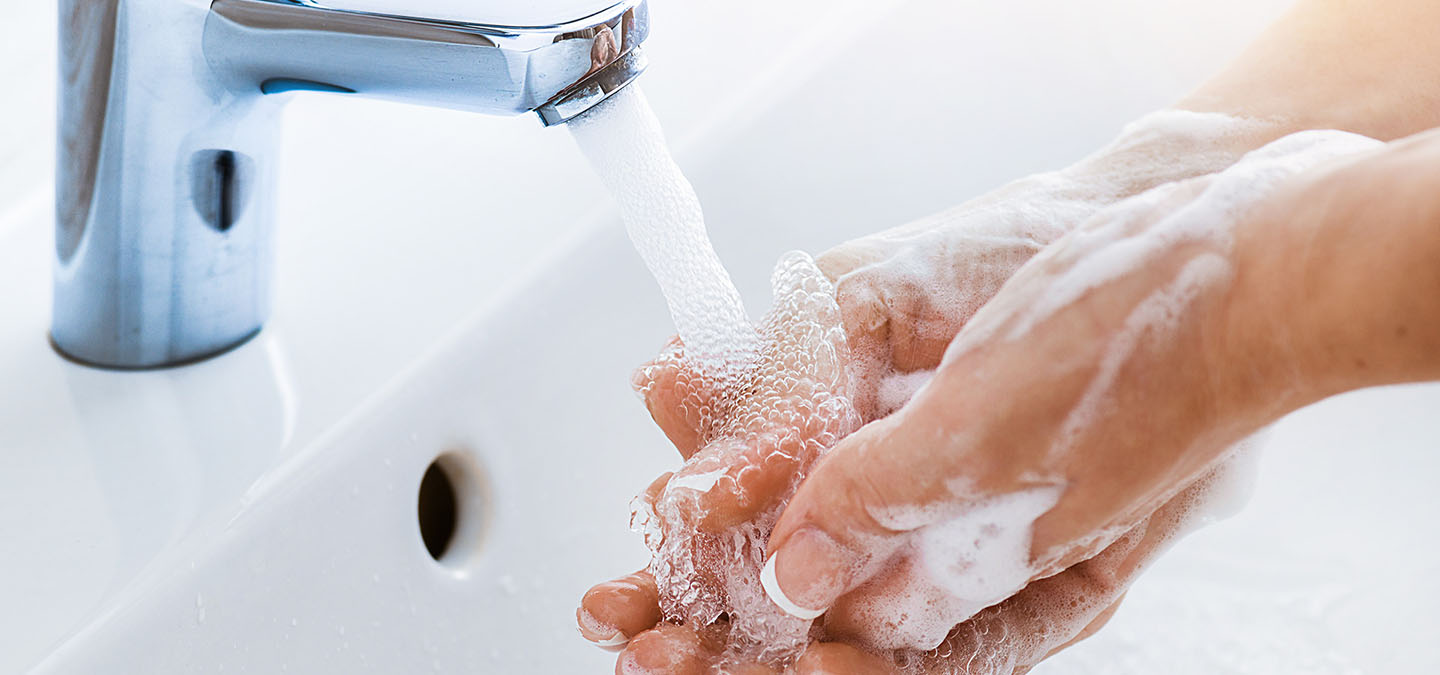 Grippe bei Kindern: Händewaschen ist wichtig.